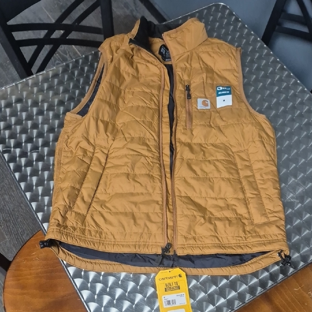 Carhartt Tan Quilted Vest